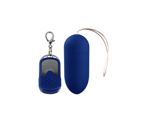Vibrating Egg with 10 Speeds and Remote Control - L - Blue
