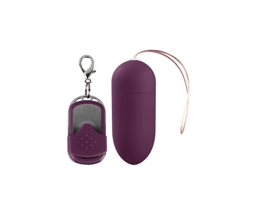 Vibrating Egg with 10 Speeds and Remote Control - L - Purple