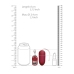 Vibrating Egg with 10 Speeds and Remote Control - L - Red