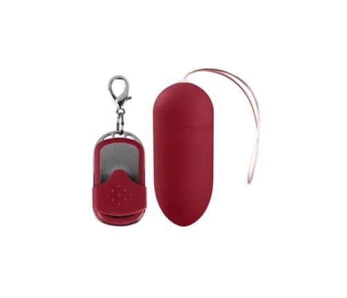 Vibrating Egg with 10 Speeds and Remote Control - L - Red