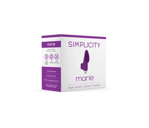 Pipedream Marie - 10-Speed Silicone Finger Device, Ergonomic, Pink