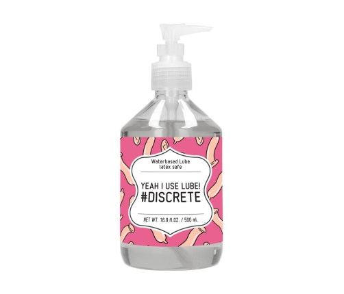 Yeah I Use Lube #Discrete - Waterbased Lubricant - 17 fl oz / 500 ml