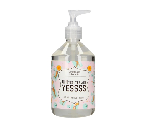 Climax Waterbased Lubricant - OH Yes. Yes. Yes. YESSSS - 17 fl oz / 500 ml