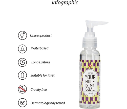 Your Hole Is My Goal - Anal Lubricant - 3 fl oz / 100 ml