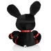 Rimba Velvet Rabbit Accessory Large Black - Soft Plush Collectible