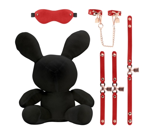Rimba Velvet Rabbit Accessory Large Black - Soft Plush Collectible