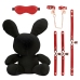 Rimba Velvet Rabbit Accessory Large Black - Soft Plush Collectible