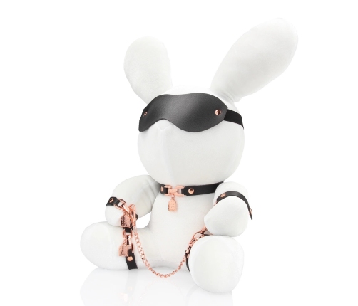 Velvet White Bondage Rabbit Large - Decorative Plush by Rimba