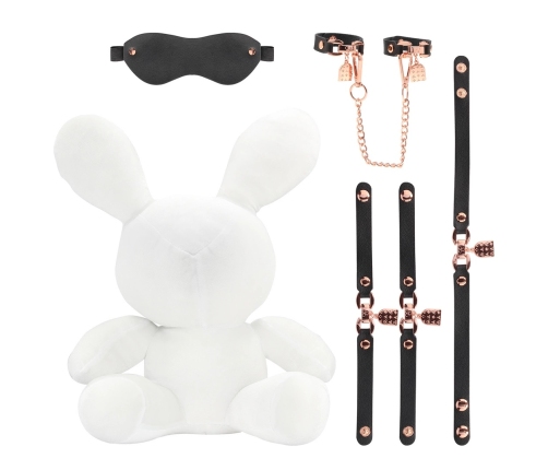 Velvet White Bondage Rabbit Large - Decorative Plush by Rimba