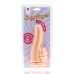 Thumbs Up Premium Model - Flexible Silicone Fun Hand, Beige, 13 cm