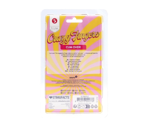 Shots Toys Cum Over Finger Extension Flesh Tone, Flexible Model