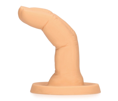 Shots Toys Cum Over Finger Extension Flesh Tone, Flexible Model