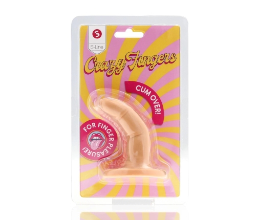 Shots Toys Cum Over Finger Extension Flesh Tone, Flexible Model