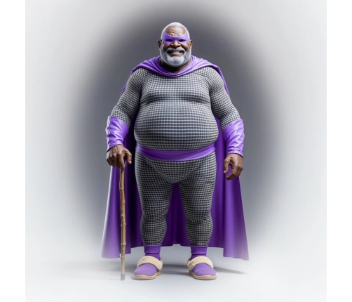 ToyJoy Super John Keychain Black - Fun Character Accessory