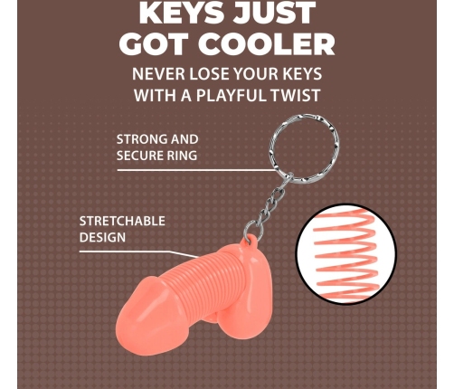 Shots Super Chuck Keychain Flesh - Fun Collectible Accessory