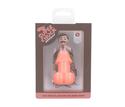 Shots Super Chuck Keychain Flesh - Fun Collectible Accessory