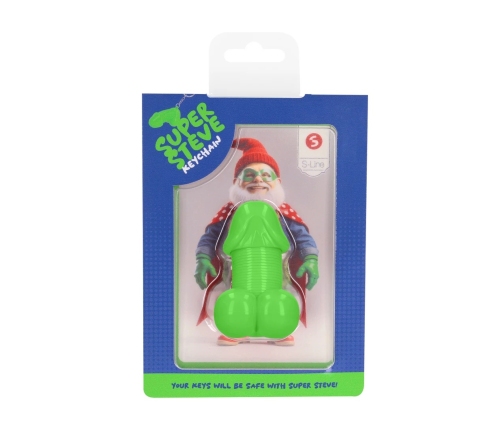 Super Steve Keychain Green - Fun Character Accessory for Keys