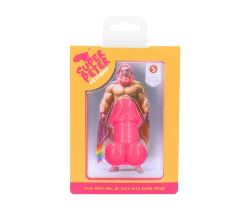 Shots Super Peter Keychain Pink - Dancing Collectible Key Holder Shots Super Peter Keychain Pink - Dancing Collectible Key Holder