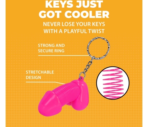 Shots Super Peter Keychain Pink - Dancing Collectible Key Holder