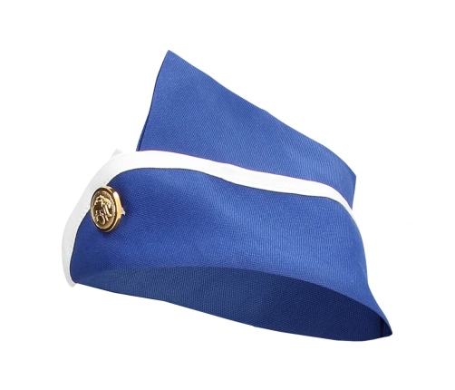 Obsessive Stewardess Uniform Set S/M Blue & White Flight Attire