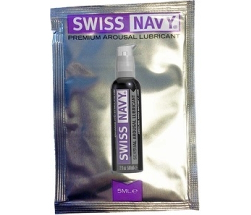 Swiss Navy Sensual Arousal Gel for Couples 5ml - Travel-Size Lubricant
