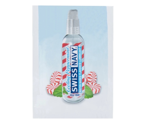 Swiss Navy Intimate Gel Lubricant Peppermint 5ml - Refreshing Flavored Formula