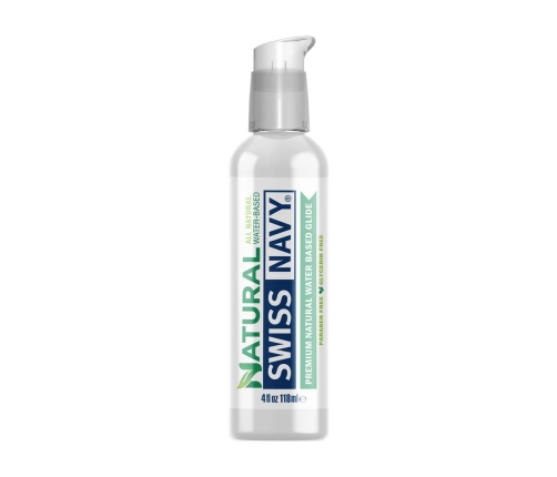 Swiss Navy Natural Water-Based Lubricant 118ml Aloe Hypoallergenic