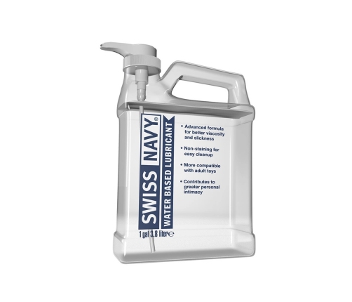 Swiss Navy Water-Based Lubrykant 3785 ml - Bezpieczna formuła XXL