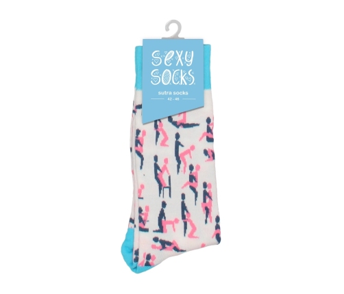 Shots Sutra Socks - Colorful Pattern, EU 42-46 / US 8-12, Cotton Blend