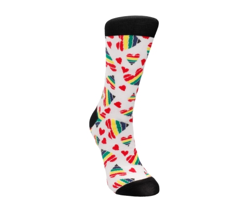 Happy Hearts Socks by SHOTS - Colorful Crew, EU 36-41 / US 2-7.5