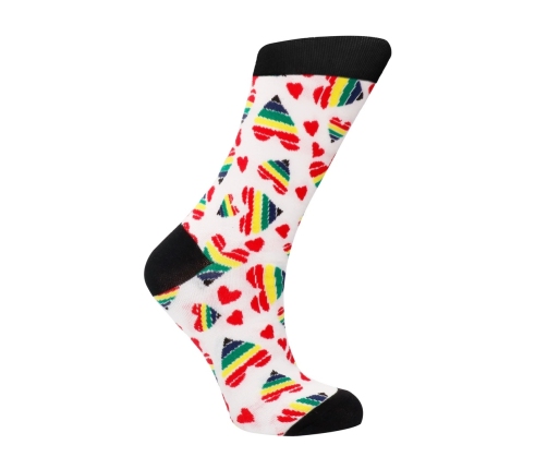 Happy Hearts Socks by SHOTS - Colorful Crew, EU 36-41 / US 2-7.5