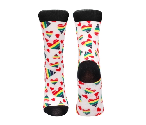 Happy Hearts Socks by SHOTS - Colorful Crew, EU 36-41 / US 2-7.5