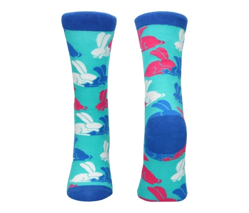 SHOTS Bunny Style Socks - US 8-12 / EU 42-46, Playful Design