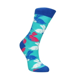 SHOTS Bunny Style Socks - US 8-12 / EU 42-46, Playful Design