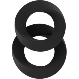 SINNER Gear No.24 Silicone Durable Dual Ring Set Black/Grey