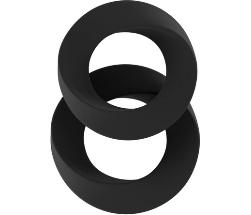 SINNER Gear No.24 Silicone Durable Dual Ring Set Black/Grey