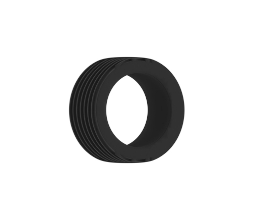 Shots No.42 Adjustable Intimate Ring TPE Black