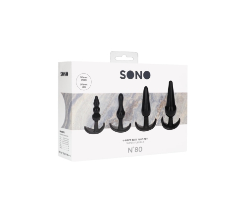 No.80 - 4-Piece Butt Plug Set