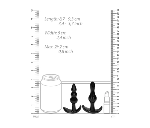 No.80 - 4-Piece Butt Plug Set