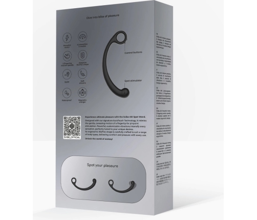 SVibe AXI Spot Wand Finger Motion System Black Granite Finish