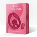 SVibe GIZI Duo Burgundy - Dual Intimate Massager for Couples, Remote Control