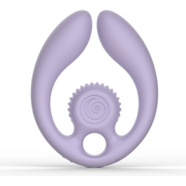 Svibe GIZI Duo Intimate Double Stimulator for Couples, Purple, Remote Control Svibe GIZI Duo Intimate Double Stimulator for Couples, Purple, Remote Control