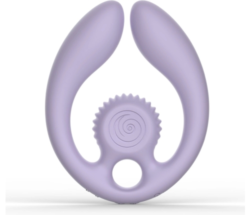Svibe GIZI Duo Intimate Double Stimulator for Couples, Purple, Remote Control