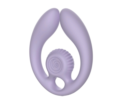 Svibe GIZI Duo Intimate Double Stimulator for Couples, Purple, Remote Control
