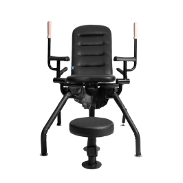 Ouch! Multi-Position Adjustable Steel Chair for Advanced Roleplay, Black Ouch! Multi-Position Adjustable Steel Chair for Advanced Roleplay, Black