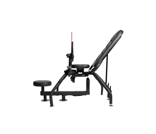 Ouch! Multi-Position Adjustable Steel Chair for Advanced Roleplay, Black