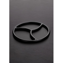 Steel Triskelion - stalowy pierścień zawieszeniowy do technik Shibari