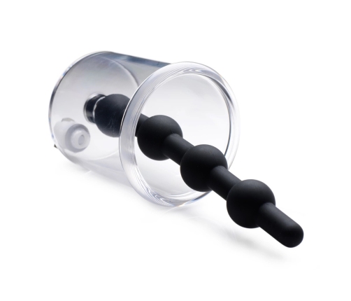 Rosebud Cylinder - Anal Pump with Silicone Anal Beads