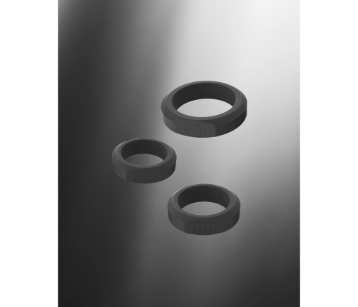 3-Piece Silicone Cockring Set