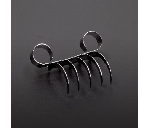 Shots Bear Claw Telescopic Stainless Steel Back Scratcher Silver